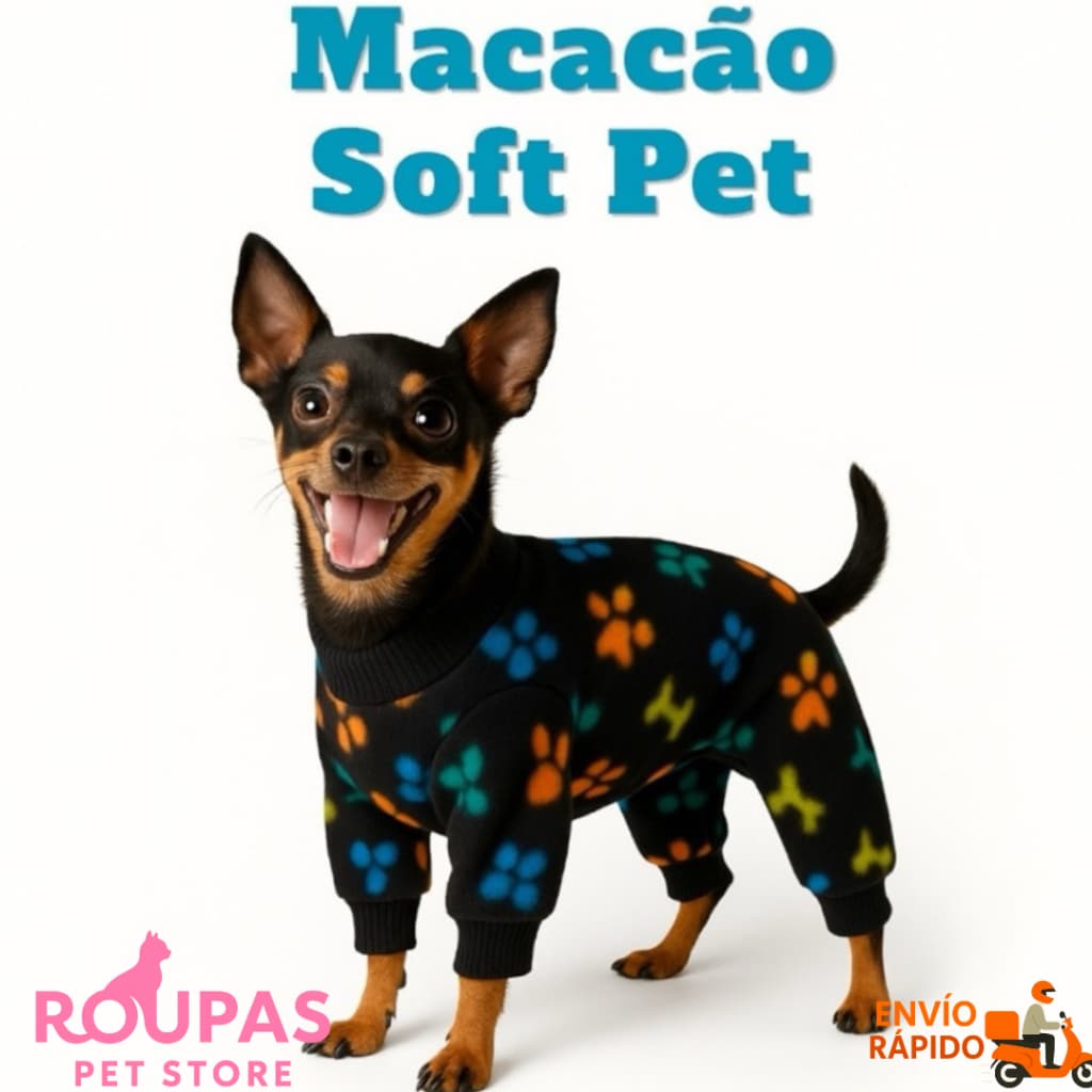 Roupa Pet Para Cachorros Macacão Pet Inverno Soft Moda Pet Atacado Roupa De Cachorro
