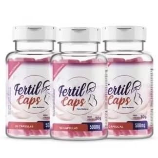 3 Fértil caps original envio imediato