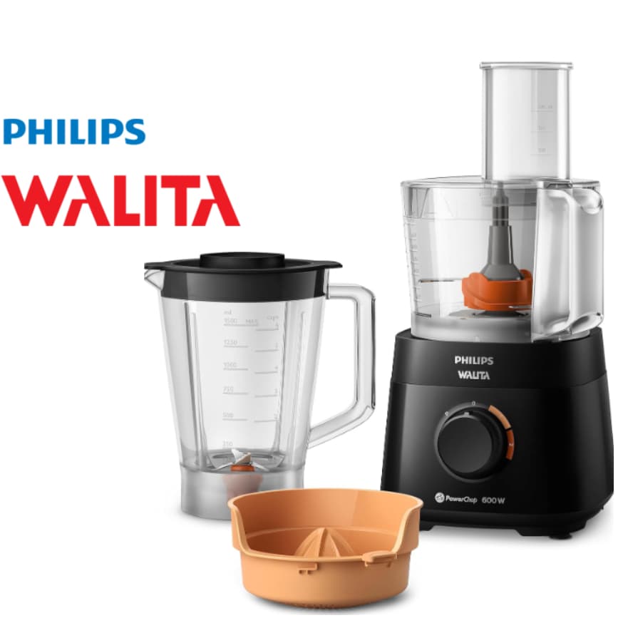 Multiprocessador Philips Walita PowerChop 600 110v RI7300 Preto