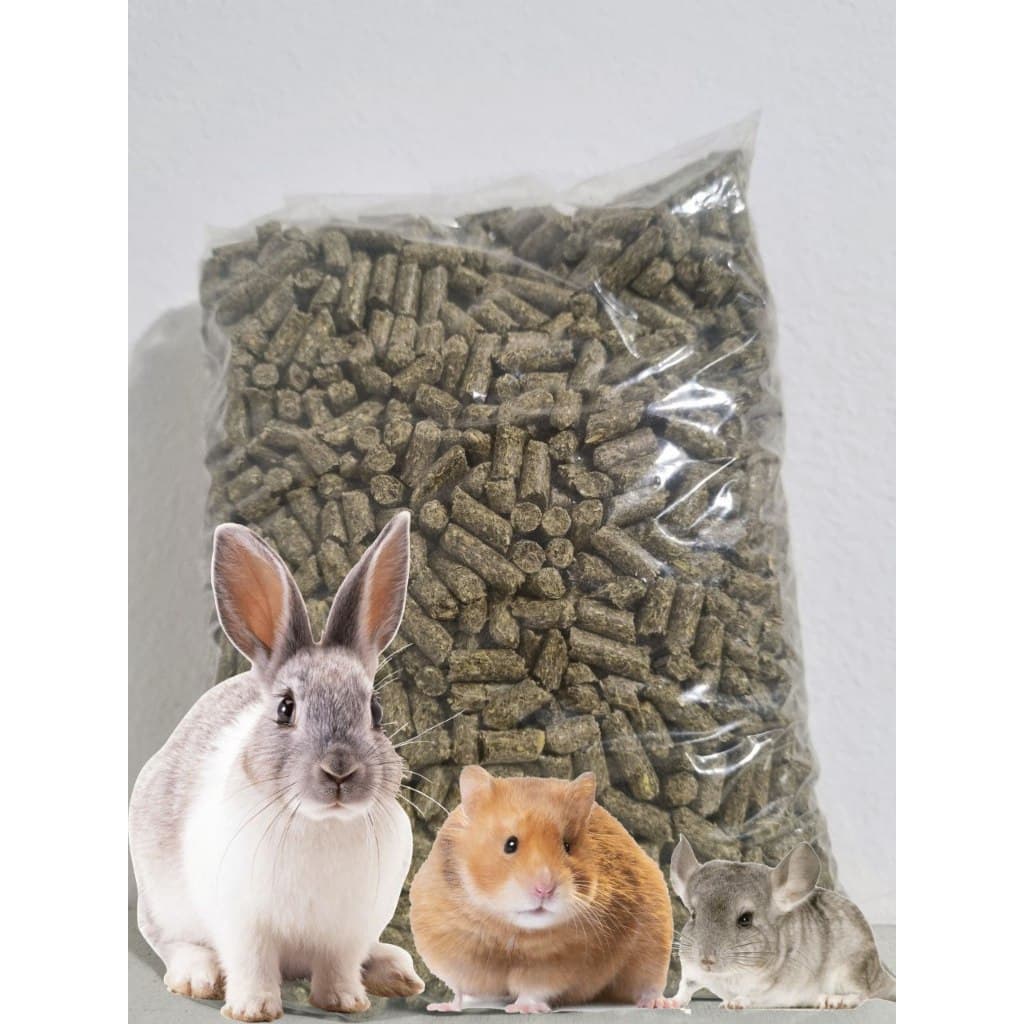 Alfafa Peletizada para Roedores Coelhos Hamsters Chinchilas – Fracionado 1kg à 5kg