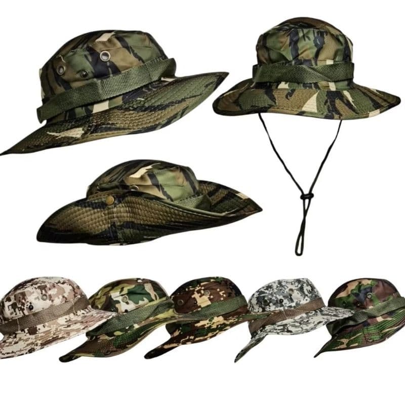 Chapéu Masculino Camuflado Com Viseira Para Passeios Ao Ar Livre , Montanhismo