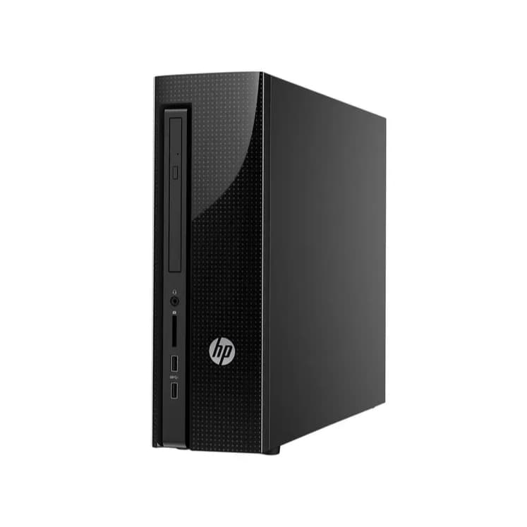 Computador HP 200 G1 Slim Tower Intel Celeron - 4GB 250GB Windows 10 Mini PC wifi com monitor de 17 completo leve