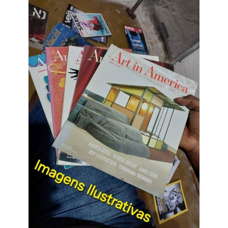 Kit Revistas Usadas - Art in America (em Inglês) 05 Unidades