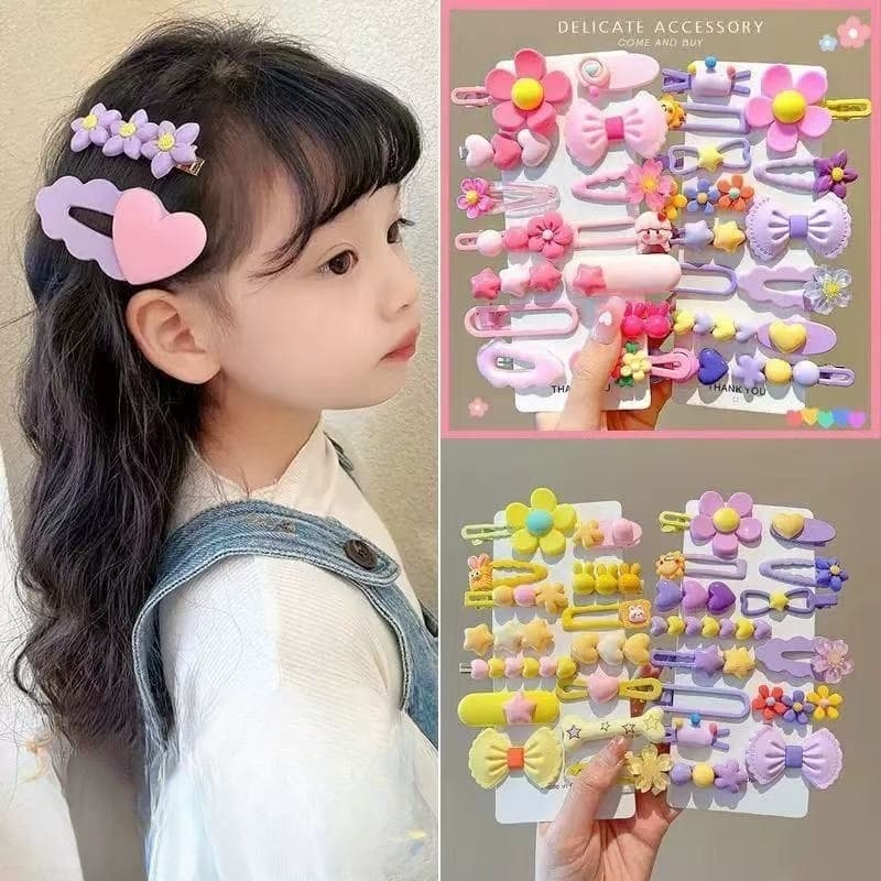 kit 28 UNIDADES Presilha Prendedor de Cabelo Para Meninas 025-016