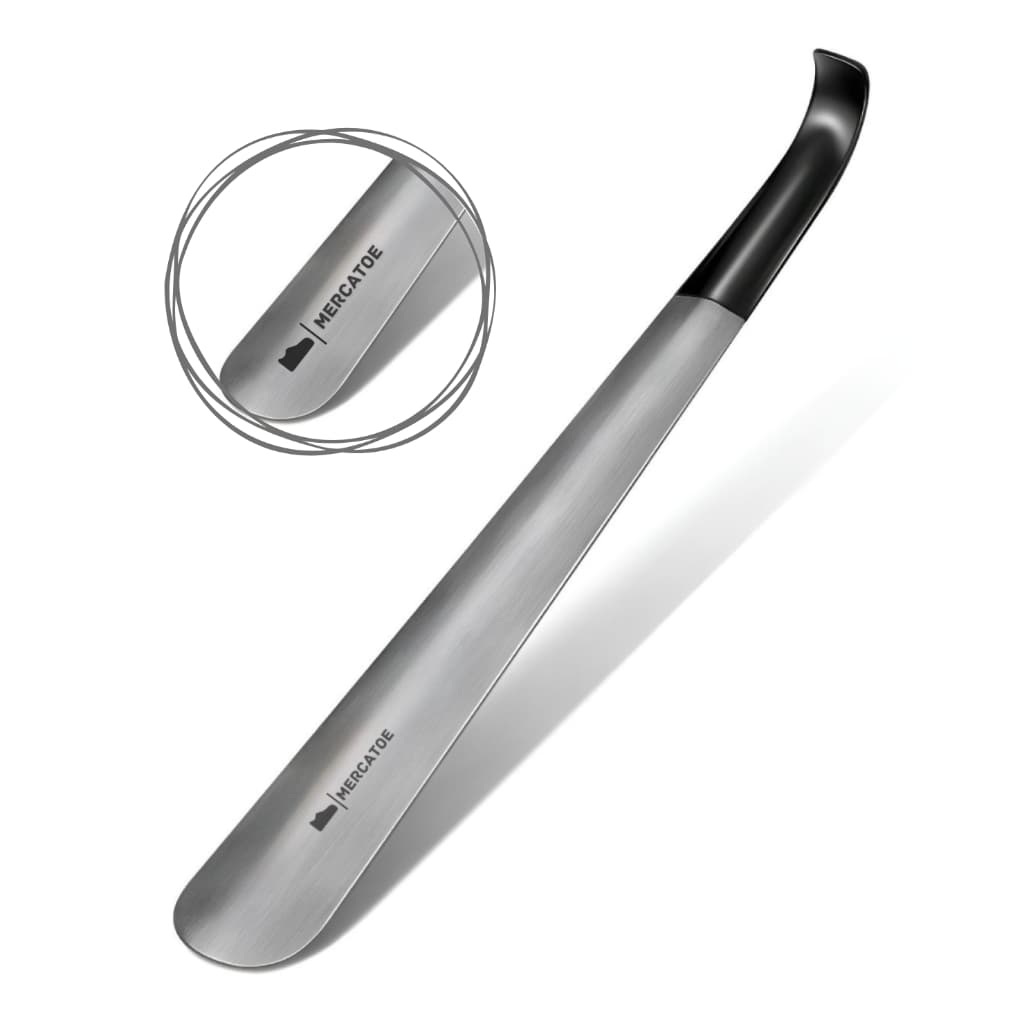 1x Calçadeira De Sapatos Longa 42cm | Aço Inox Mercatoe