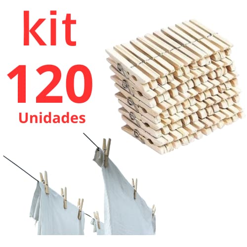 prendedores pregadores roupa madeira artesanato embalagem c/12, 120,240 unidades prendedor