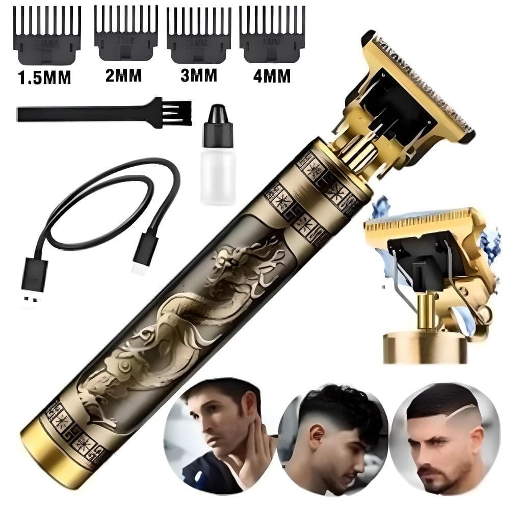 Máquina de cortar cabelo e Barba profissional sem Fio com bateria recarregável