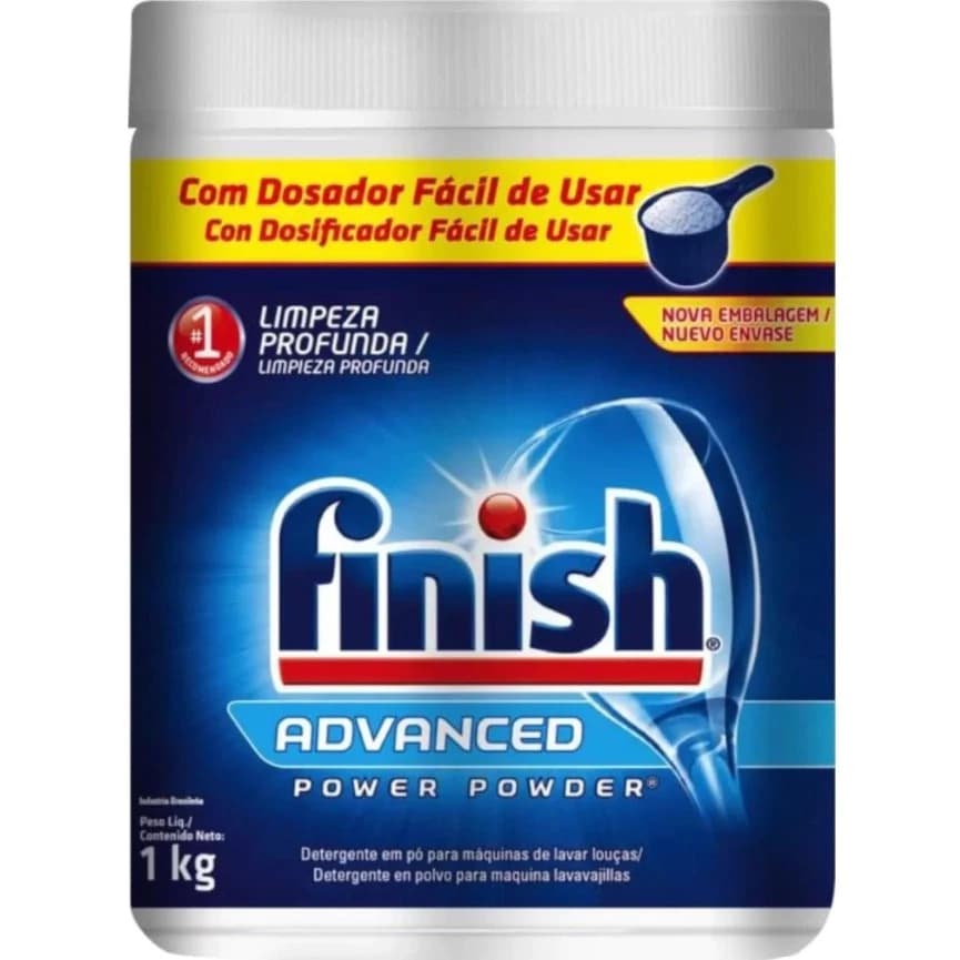 Finish Advanced Detergente Em Pó Para Lava Louças 1Kg