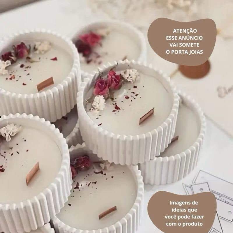 kit com 10 Vasinhos para velas ou suculentas.