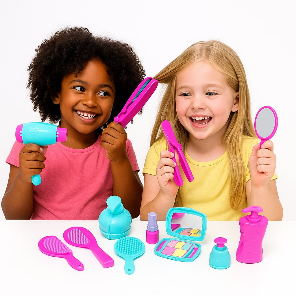 Kit Beleza Brinquedo Infantil menina modelo maquiagem de criança