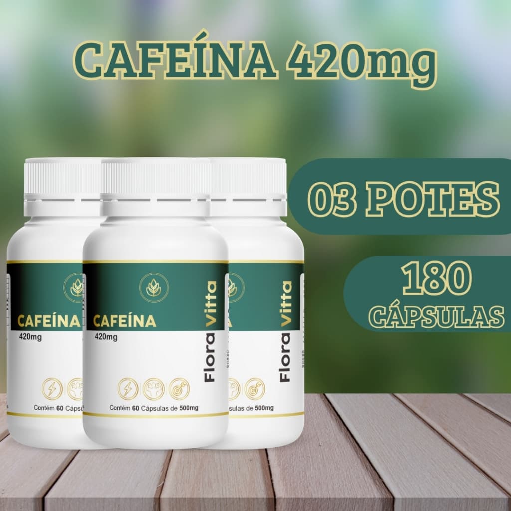 ⚡ Cafeína 420mg | Energia Explosiva, Foco Máximo e Desempenho nos Treinos