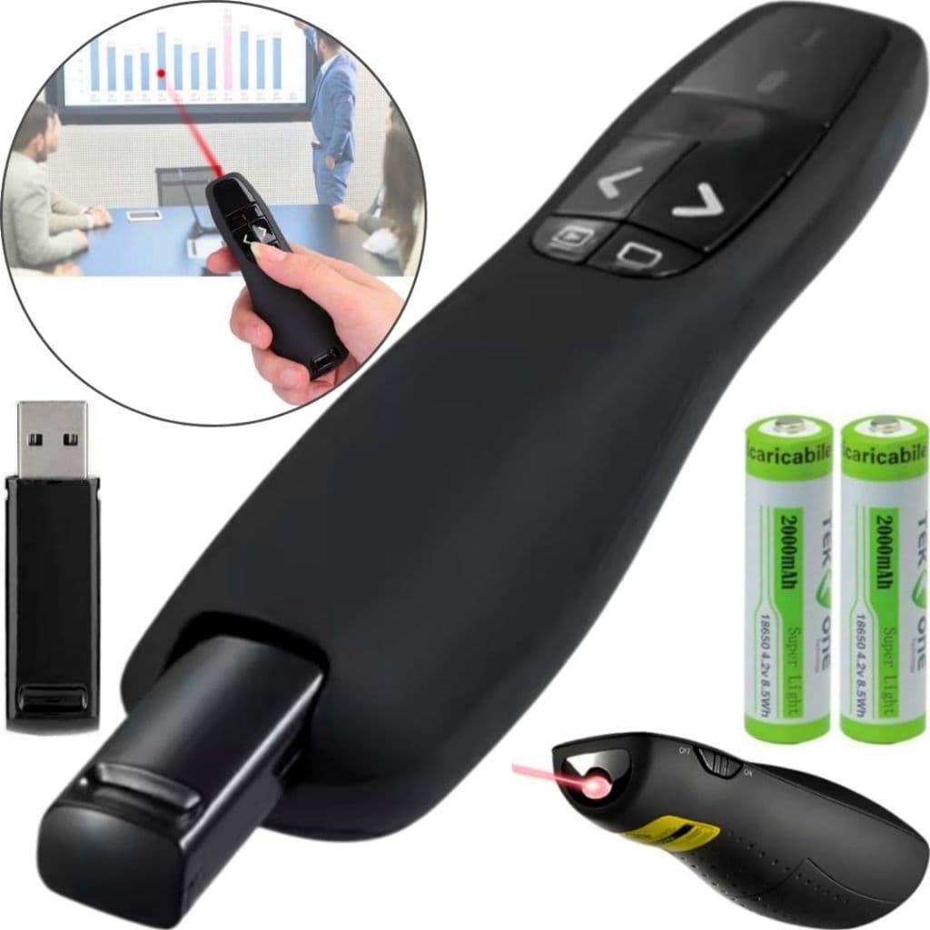 Caneta laser apresentador multimídia sem fio passador de slide apresentação aula ppt