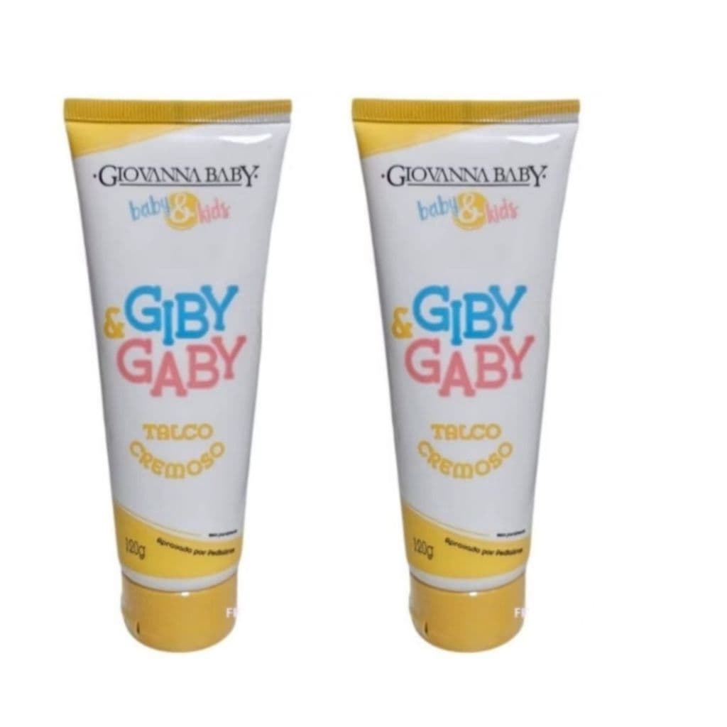 Talco Cremoso Giby Giovanna Baby 120 ml - 2 UNIDADES