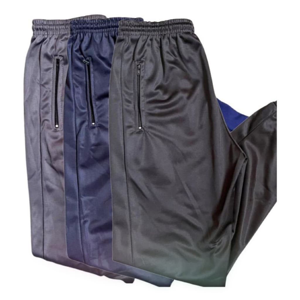 Kit 2 Calça Jogger Masculina Slim Fit | Poliéster Premium para Academia e Dia a Dia