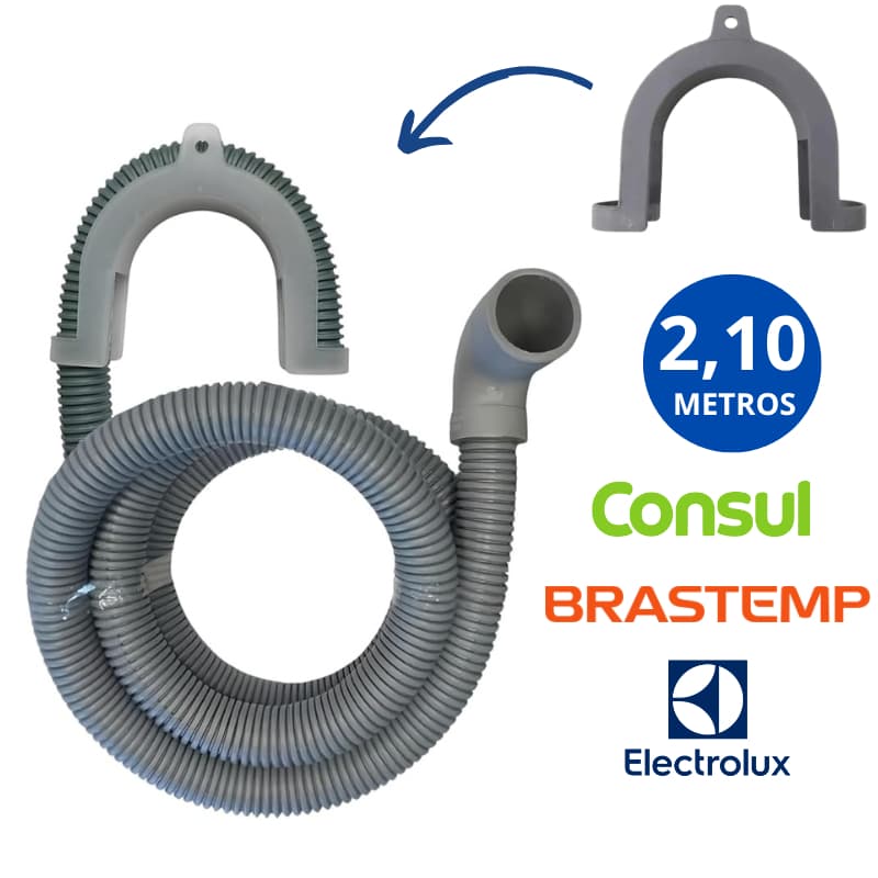 Magueira Saída De Água Máquina de Lavar Roupas 2,10 mt