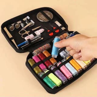 Conjunto De Agulhas De Costura Portáteis Para Vestuário À Mão Caixa Multifuncional Para Guarda - Cheasy