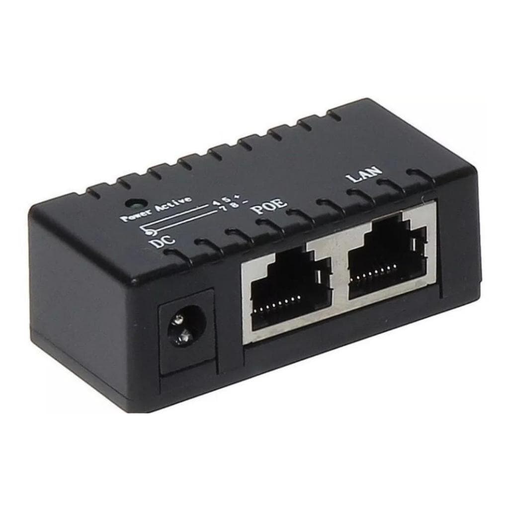 10x Adaptador Injetor Poe Tensão 9-48v ( KIT 10  PEÇAS ) COM LED