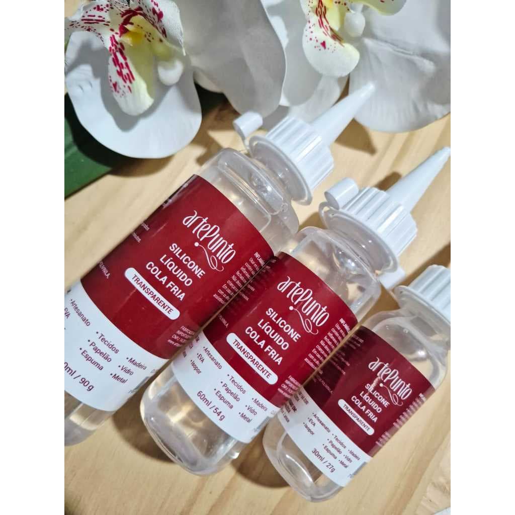 Cola de Silicone Líquida Transparente - ArtePunto - 1 unidade