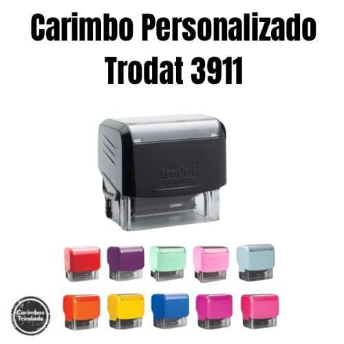 Carimbo Personalizado l Trodat 3911 l Profissionais, Empresas, Professores
