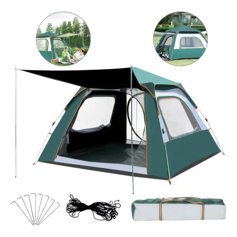 Barraca Camping Acampamento 4/5 Pessoas Automatica barraca de acampamento PortáTil Para Piquenique Ar Livre à Prova De