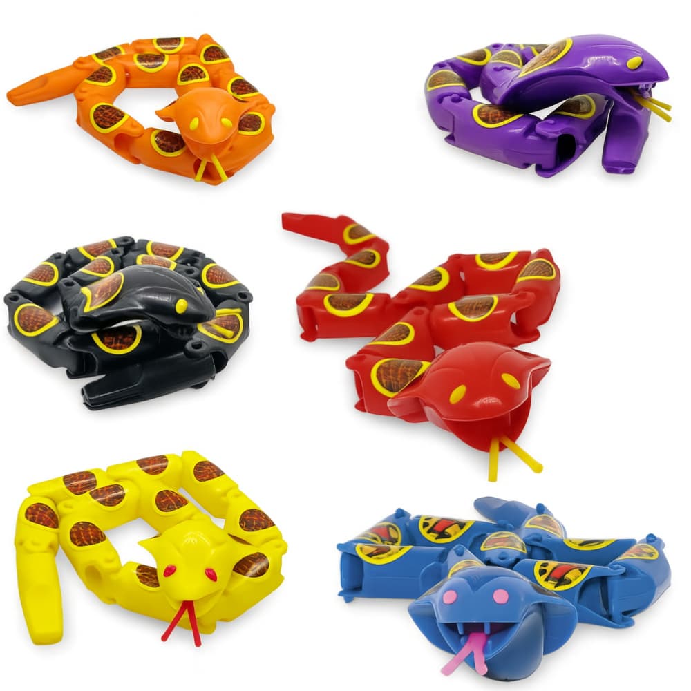 Cobras Maluca Articulada Naja Brinquedinho Lembrancinha Festa Aniversário Atacado Brindes