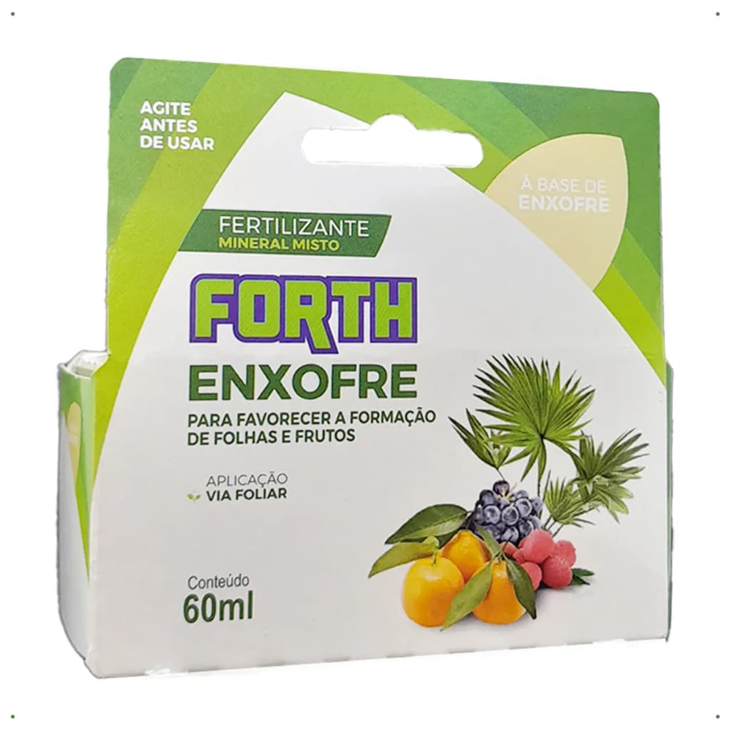 Forth Enxofre Concentrado 60ml – Nutrição Essencial para Plantas Fortes