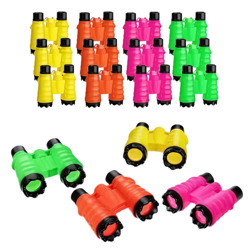 Kit 10 Binóculos Infantil Militar Pássaro Caça Detetive Espião