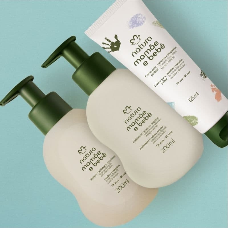 Kit Mamãe e Bebê Cachinhos e Crespinhos (3 produtos)