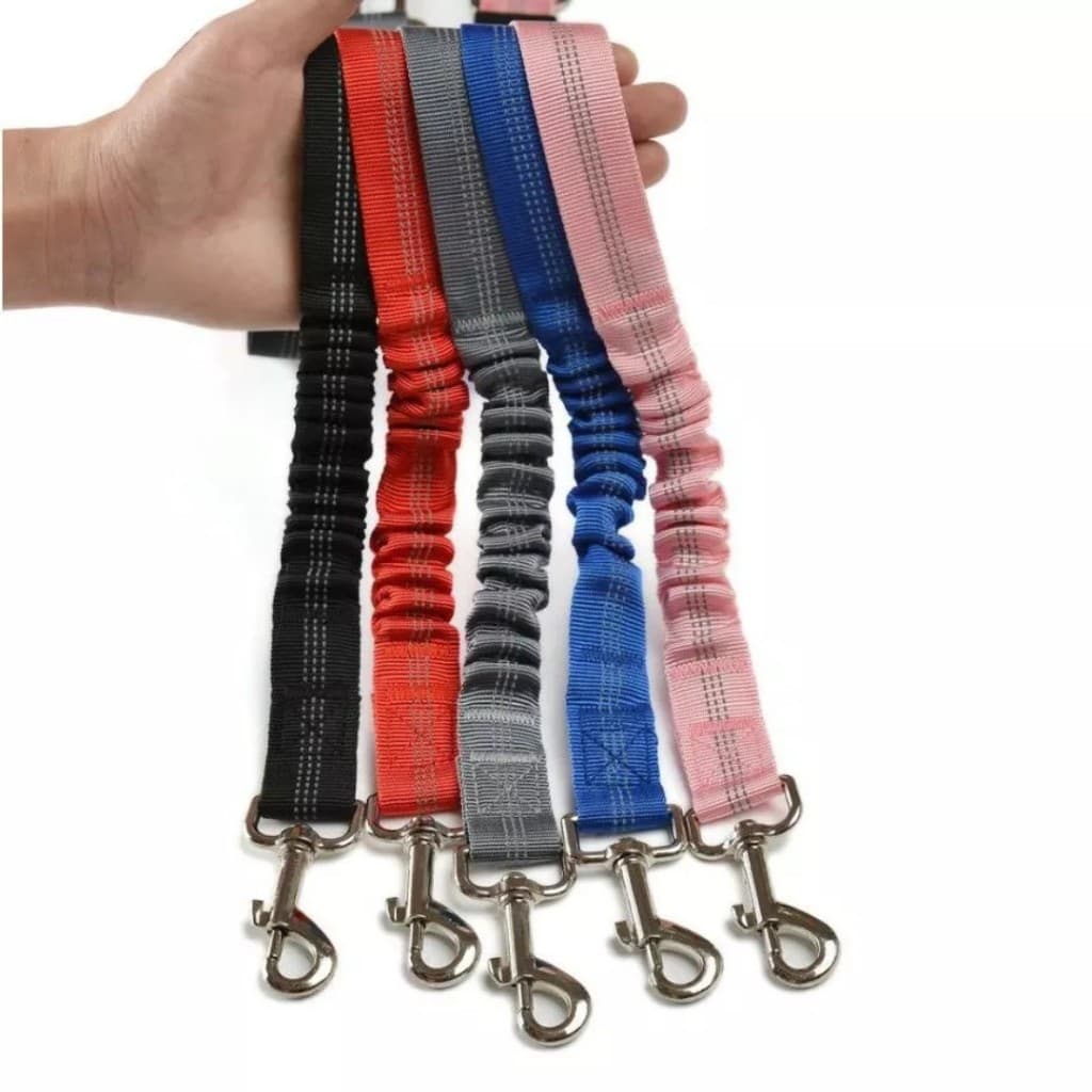 Cinto De Segurança Para Pet Com Amortecedor Ajustável Viagem Carro Cachorro Gato LR-0220