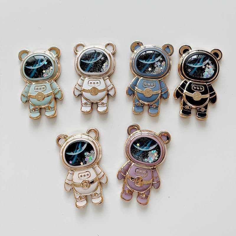 Suporte Para Celular Lindos Astronautas Ursinho com Estrelinhas Flutuantes😊