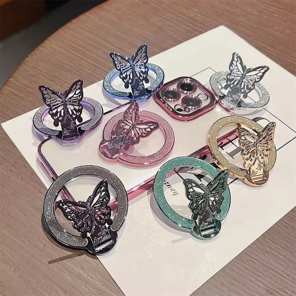 Suporte Para Celular Lindas Borboletas com Espelho