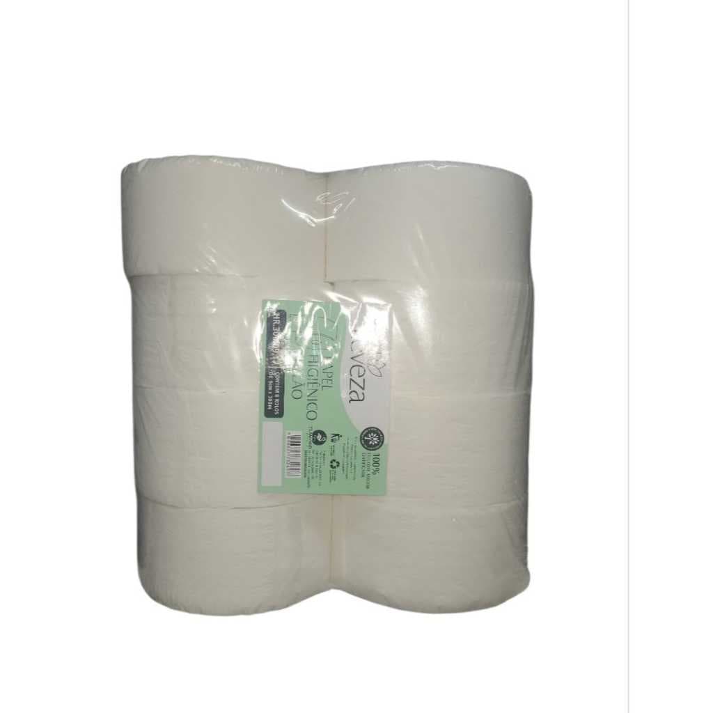 Papel Higiênico Branco Luxo 100% celulose 300metros. GARANTIA DE SATISFAÇÃO OU SEU DINHEIRO DE VOLTA