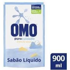 Lava Roupas Líquido Omo Puro cuidado Sachê 900ml