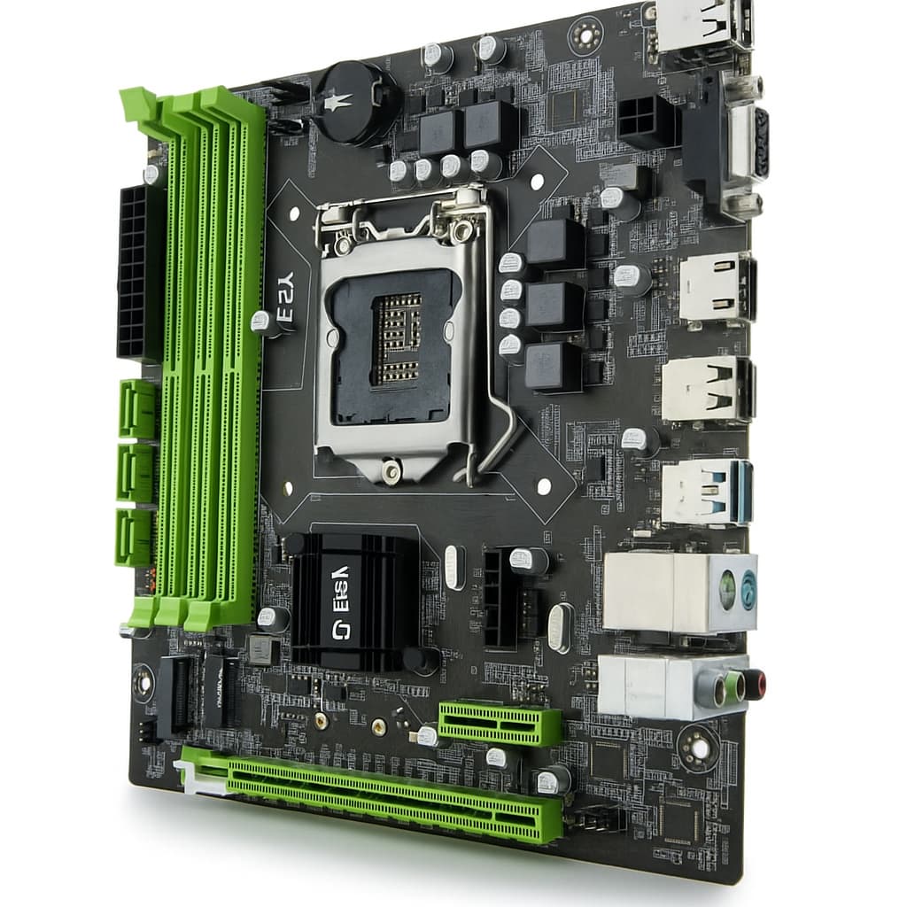 Placa Mãe LGA 1151 H110 DDR4 com M.2 HDMI VGA USB 3.0 Rede 1000Mbps