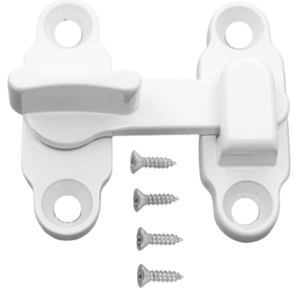 Tranqueta Fecho Trinco Gde Segurança Metal para Portas Janelas e Armários - 1 Unidade Cores