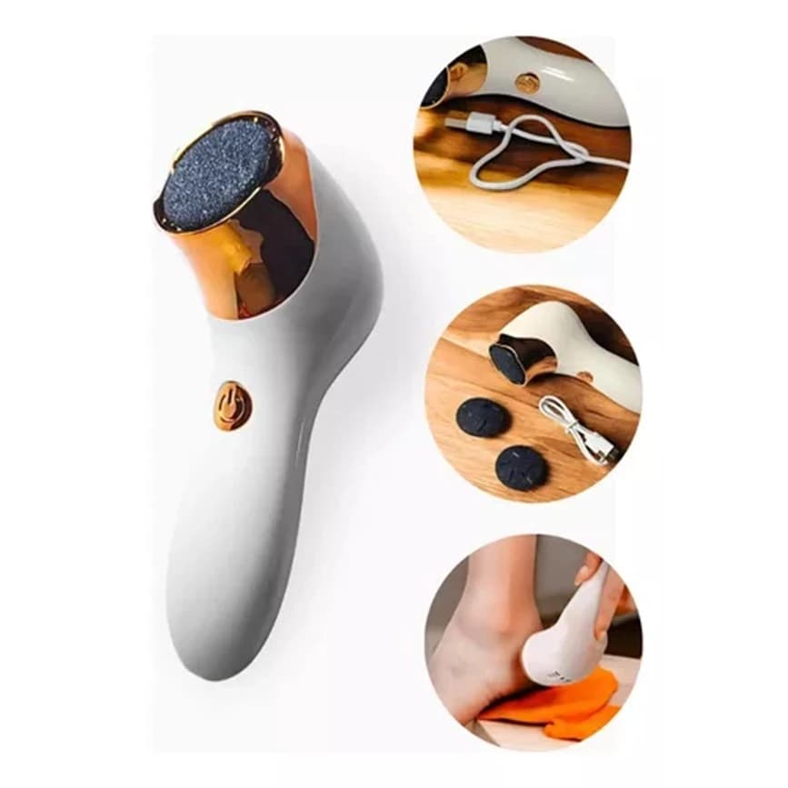 Lixador Pé Elétrico Removedor Esfoliador Elétrico Para Pés Lixa Elimina Calos