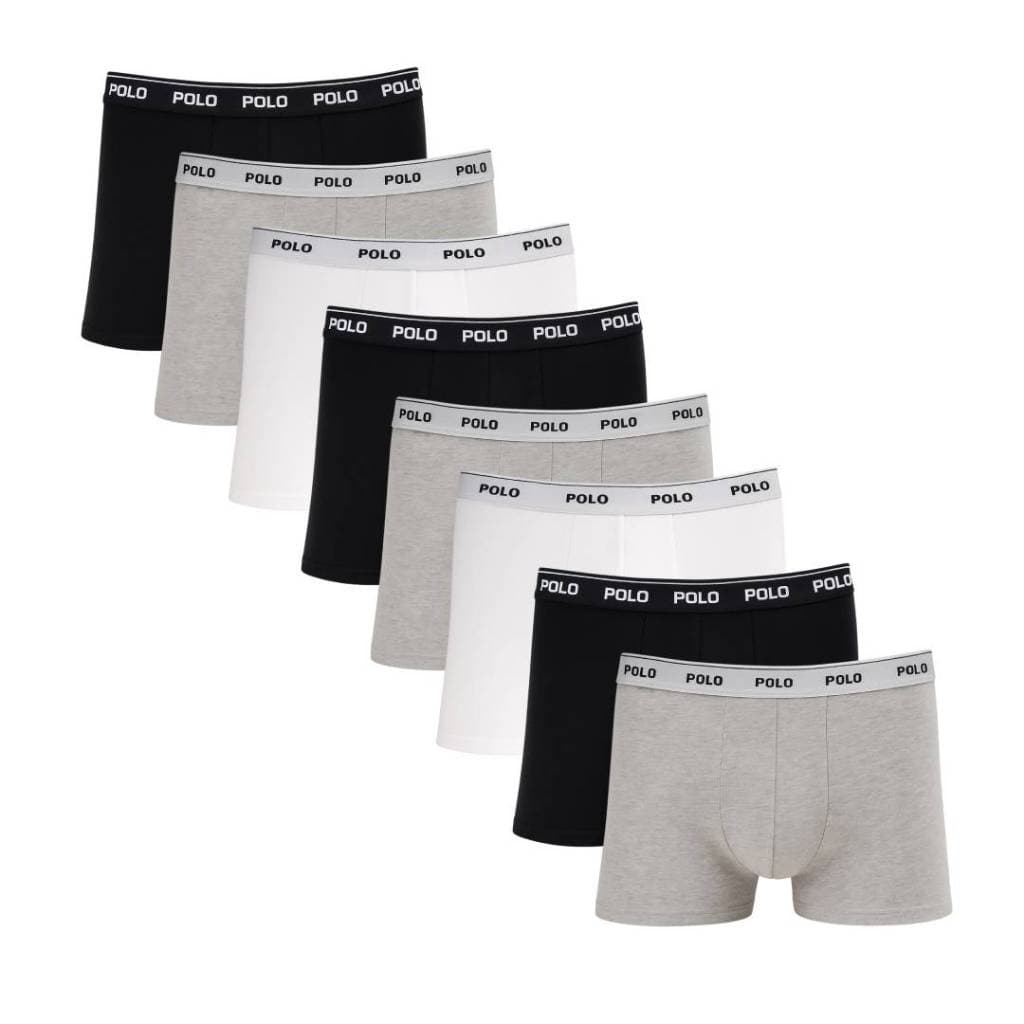 Kit 8 Cueca Boxer Polo Cotton Algodão Masculina Sortida Conforto Premium