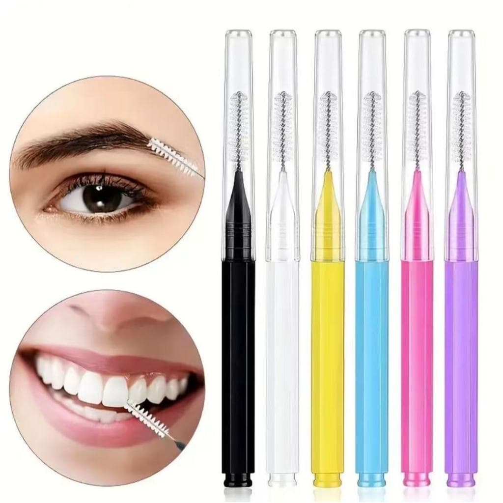 Kit 60 Escovas Interdentais Dental Picks para Limpeza Dental 6 Pacotes com 10 Unidades