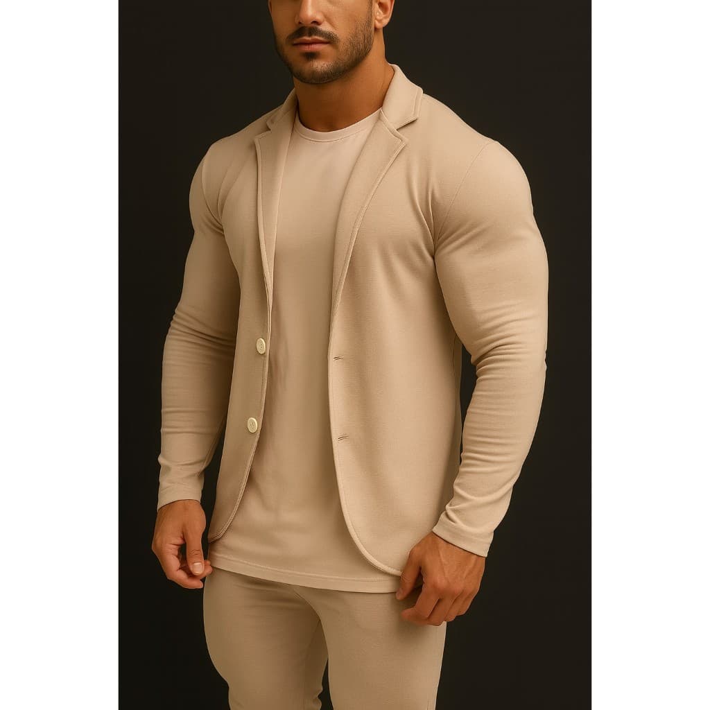 Blazer slim alfaitaria com elastano