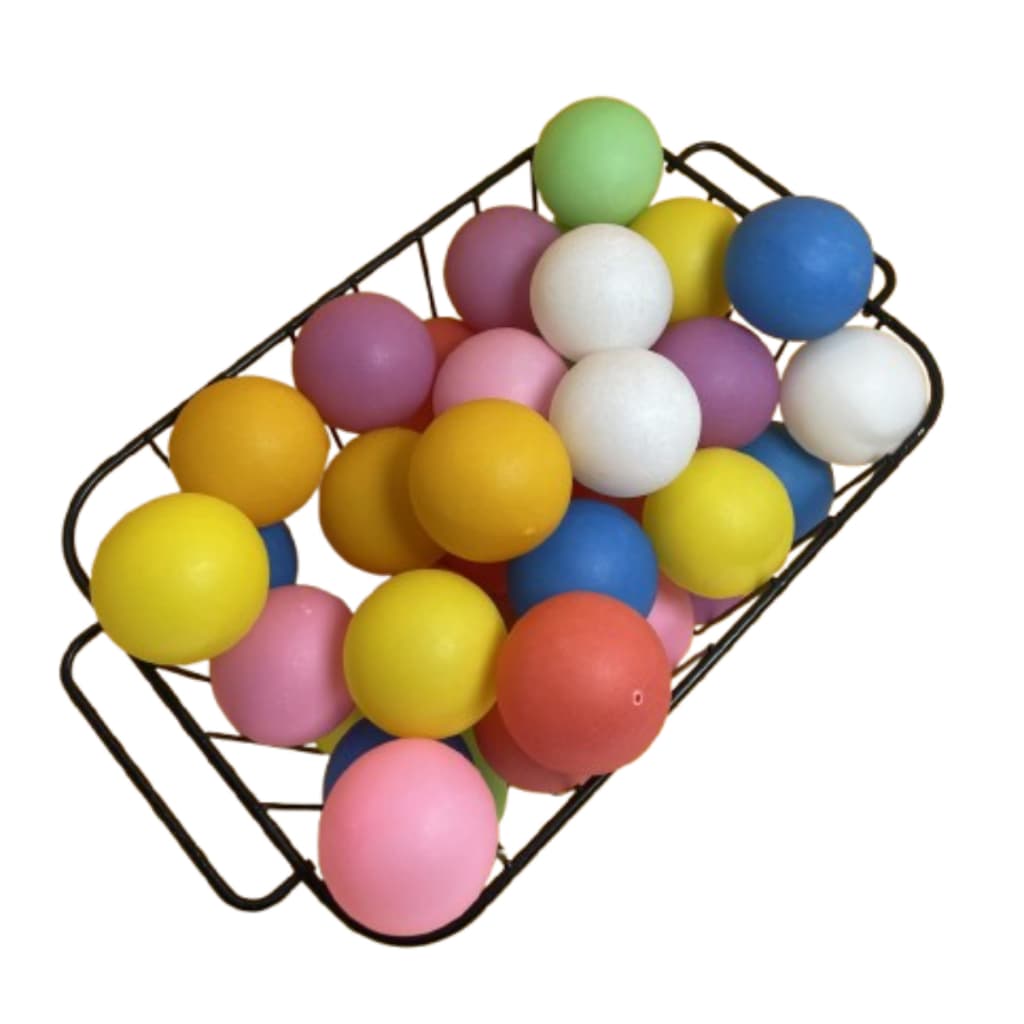 Pacote Com 100 Unidades Bolas / Bolinhas De Ping Pong Coloridas - Tênis de Mesa