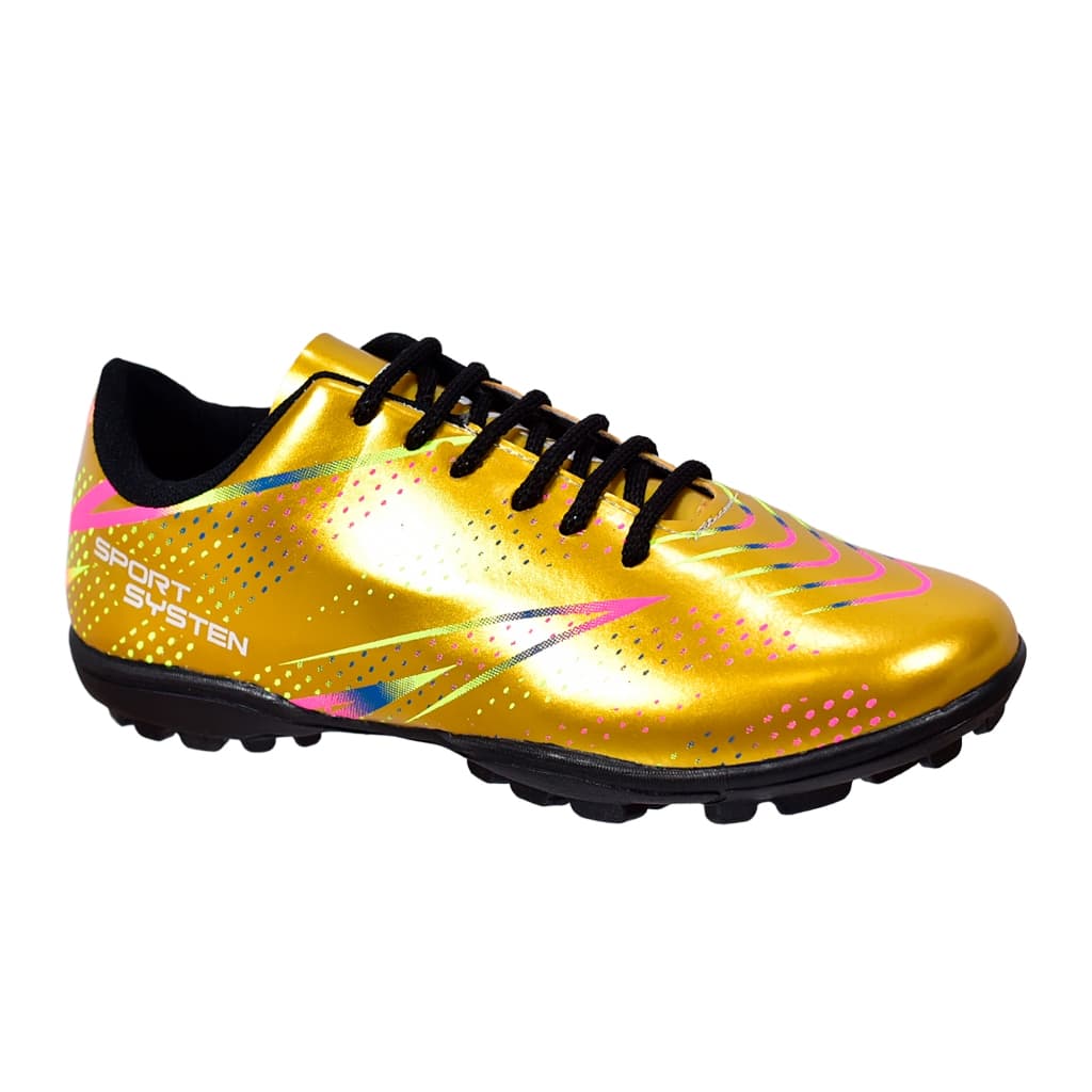 Chuteira Society Infantil Chuteira Dourada do Messi Menino e Menina