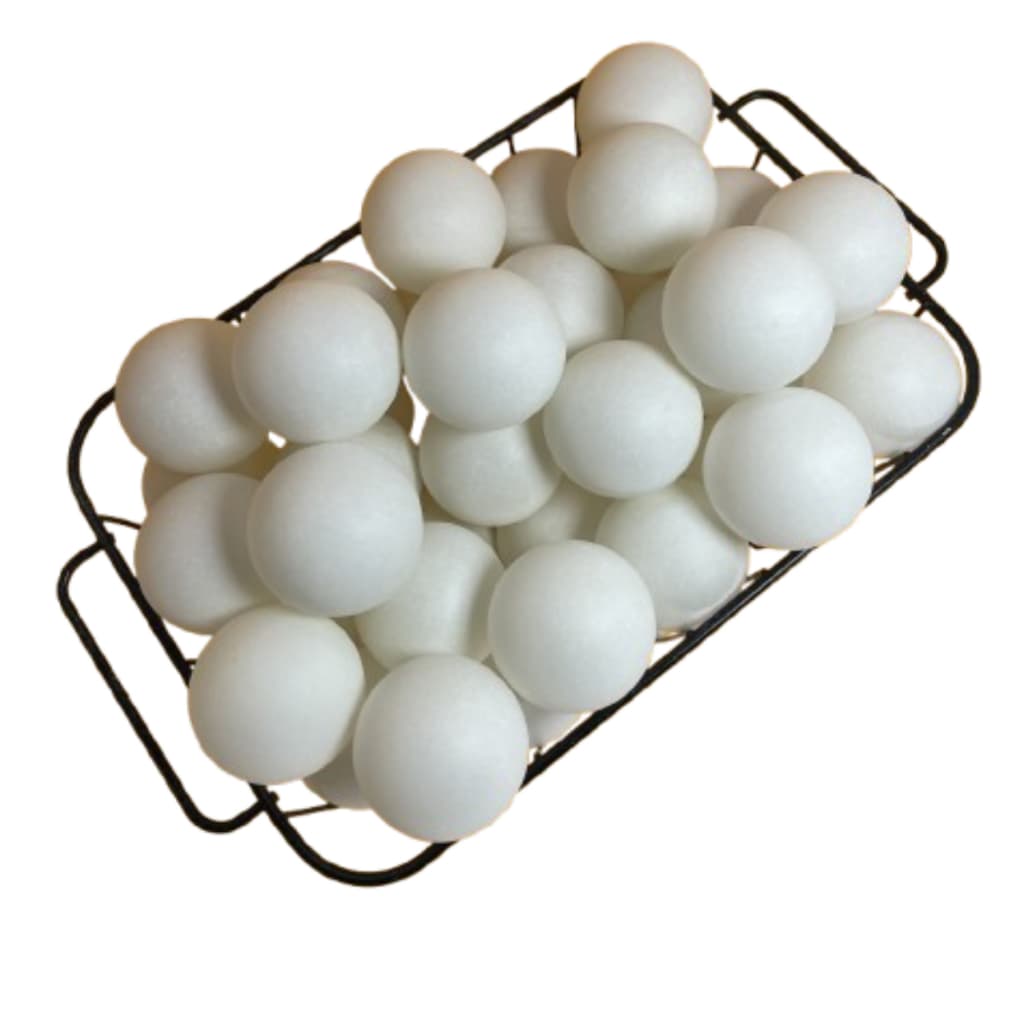 Pacote Com 100 Unidades Bolas / Bolinhas De Ping Pong Brancas - Tênis de Mesa