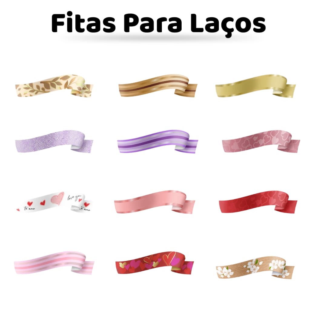 Fitas Para Laços Decorativa Albano 10 Metros, Para Presentes ou Decorações