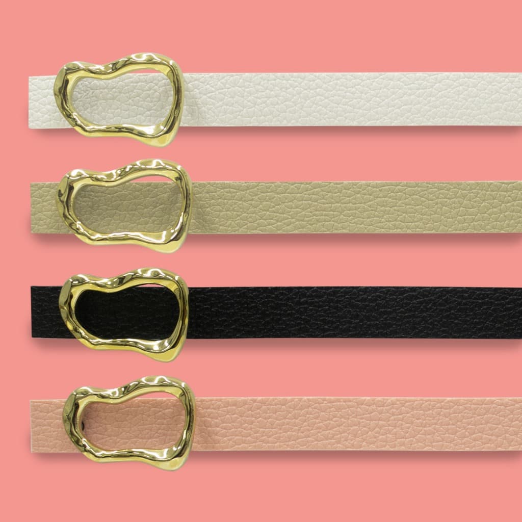 Cinto Slim Fivela Organica Feminino Menina Moda Infantil 25.02