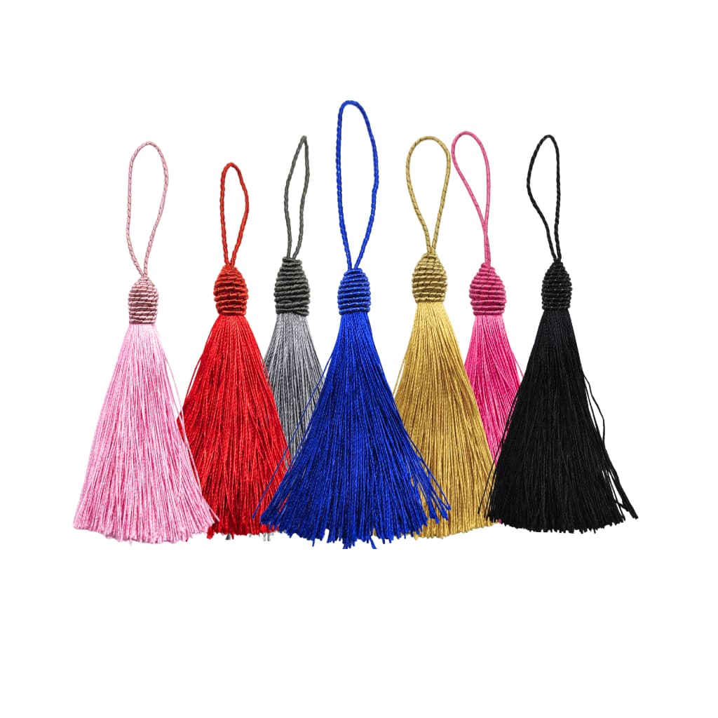 Pingente Tassel Tulipa 10un ou 50un - 9cm Tacel Tessel