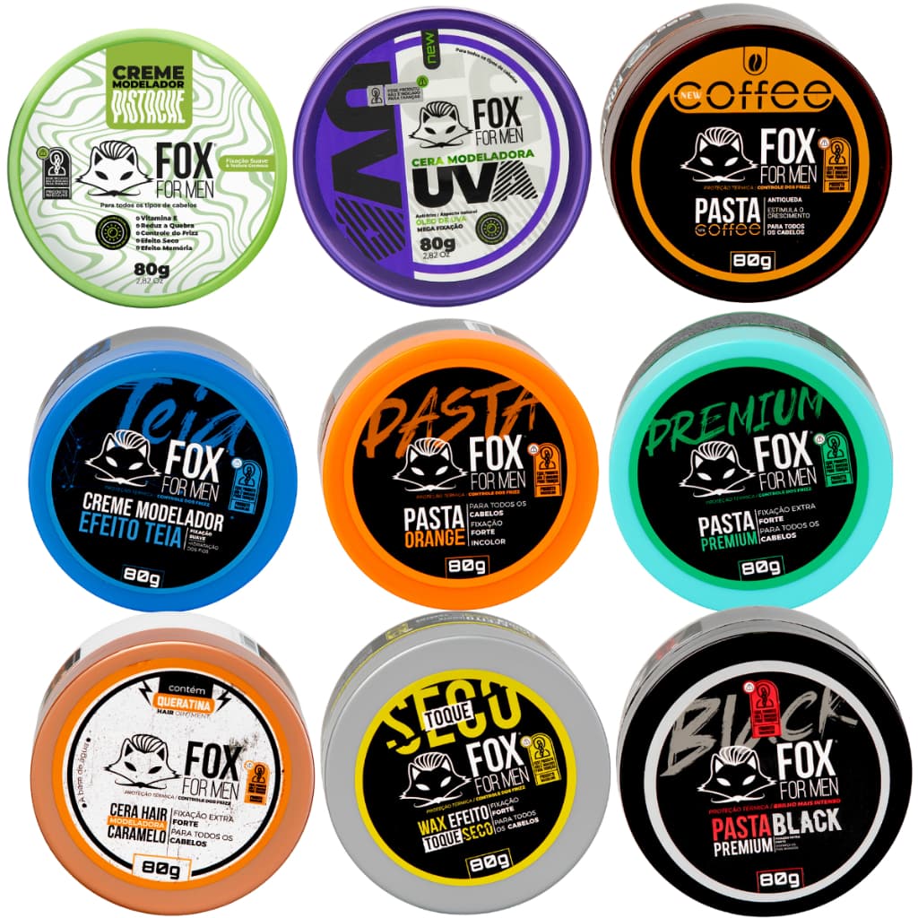 Pasta Modeladora Fox For Men 80g Monte Seu Kit Personalizado