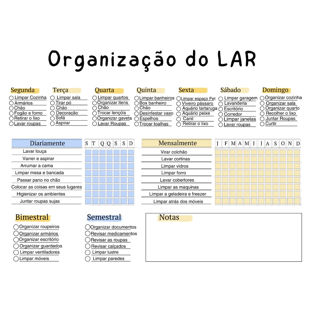 Organização do lar