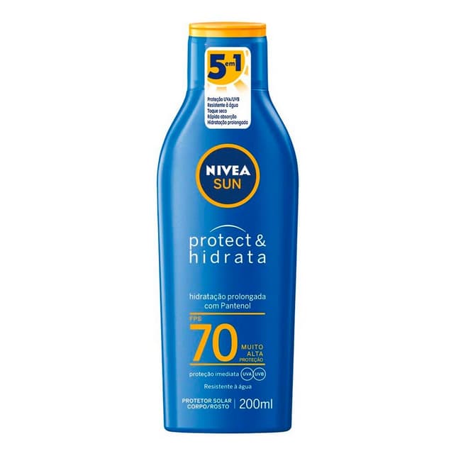 Protetor Solar Nivea Sun Protect & Hidrata FPS 70 200ml