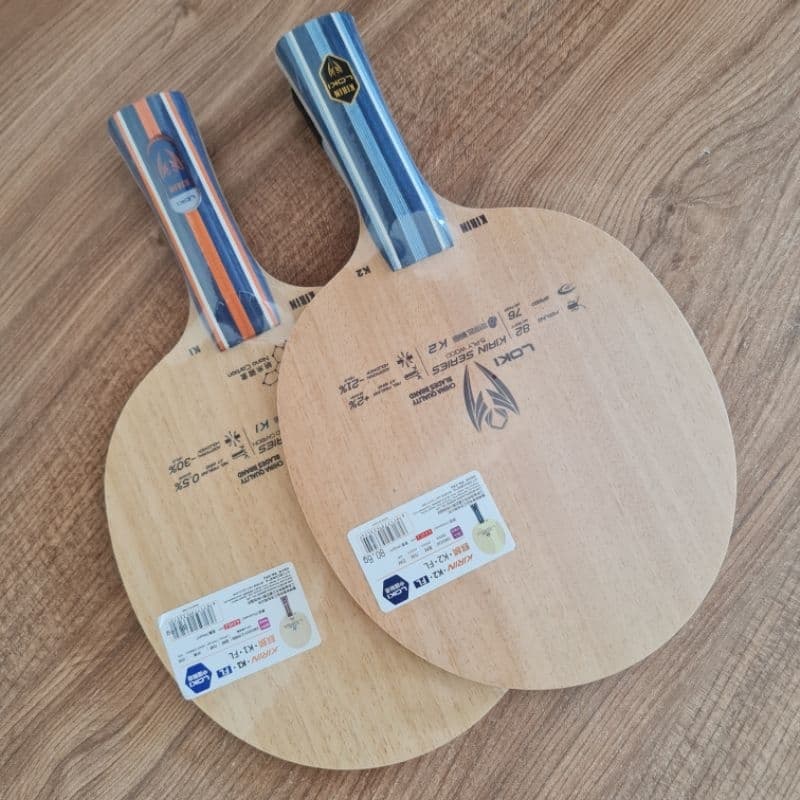 Raquete madeira profissional clássica Tênis de mesa/Ping Pong Loki Kirin k1,k2