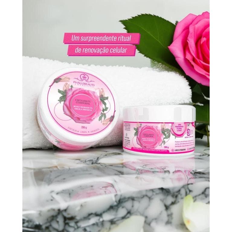 Esfoliante Corporal Rosa Mosqueta 280g Phallebeauty PH598